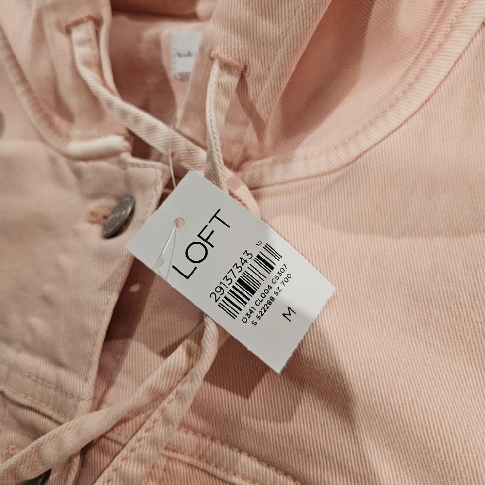 Ann Taylor LOFT Pink Demin Jacket - Picture 7 of 7